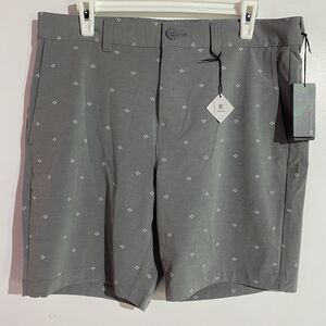 Travis Mathew Shorts Mens 34 Gray Air And Space Golf Preppy Performance Travel